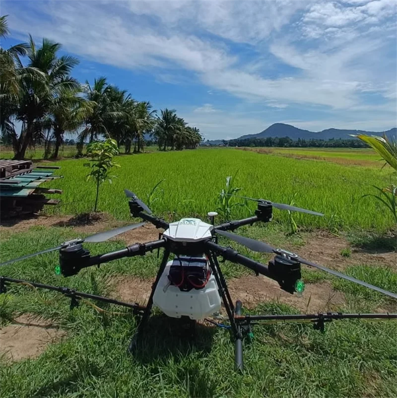 Quadro de pulverização agrícola para fazenda, EFT E410P, Peças novas Drones agrícolas, 10L